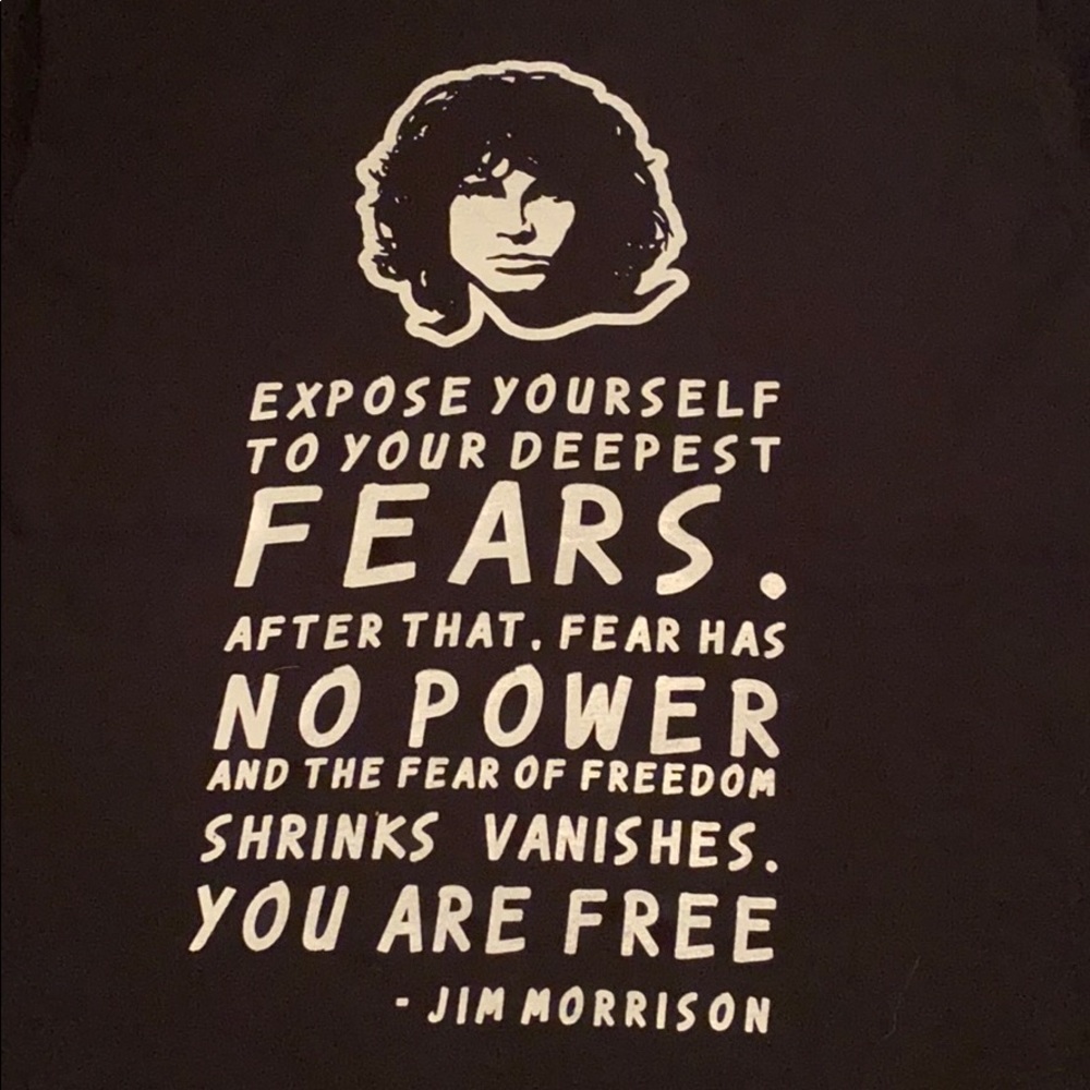 Black Jim Morrison Tee.  Various sizes.  New. - Picture 4 of 6